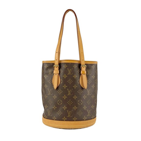 Louis Vuitton Bucket PM Brown Canvas shoulder - Picture 1 of 5